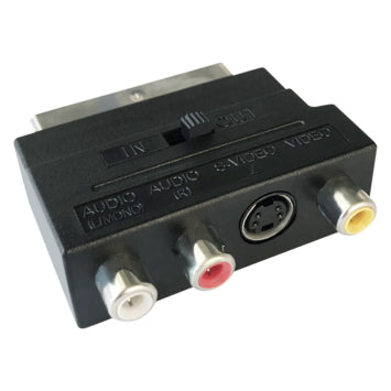 Q-Link SCART adapter met schakelaar