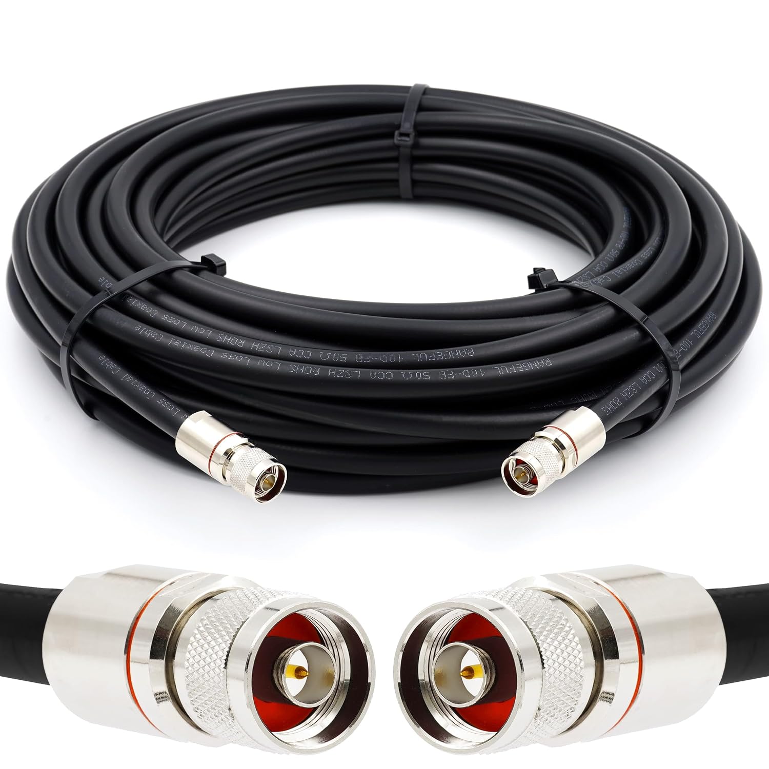Coax kabel 2m F male-to F male
