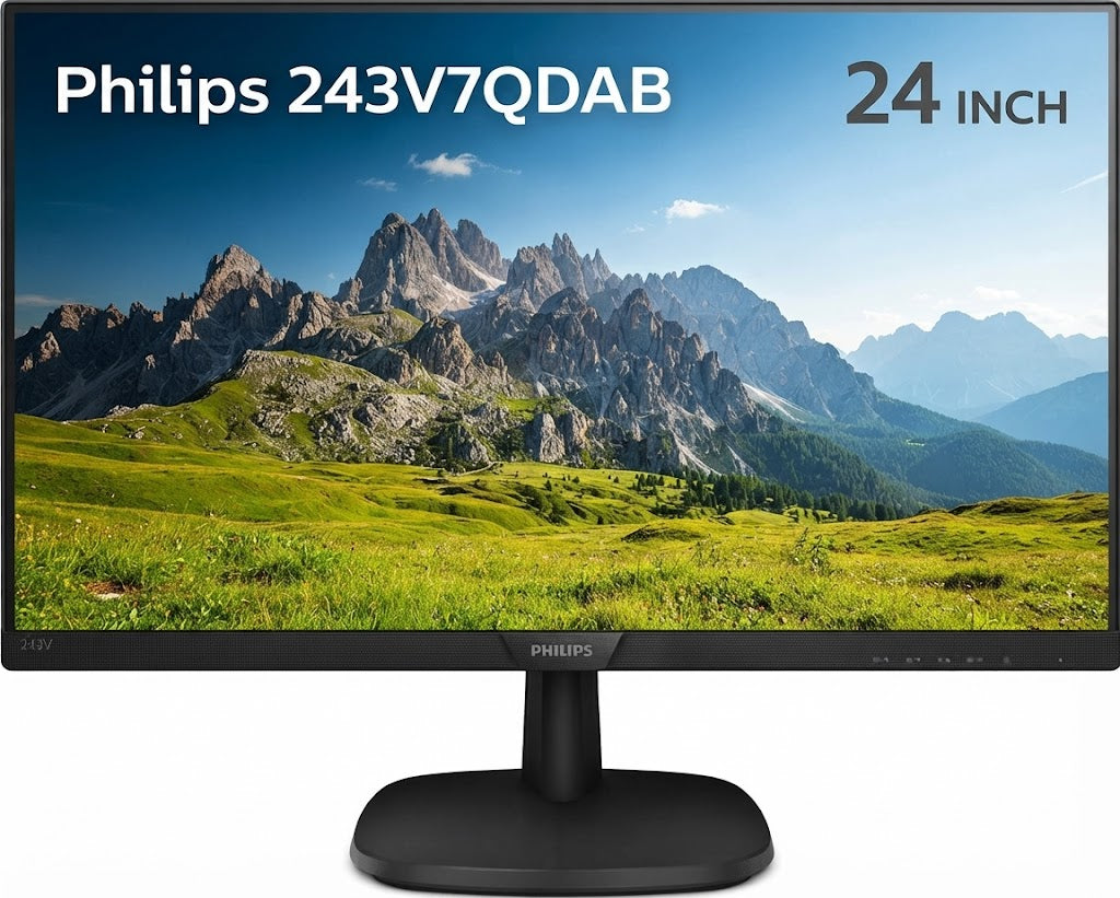 Philips 243V7QDAB – 24 inch Full HD IPS monitor