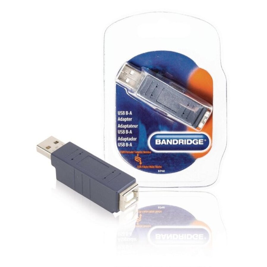 Bandridge USB B naar USB A adapter