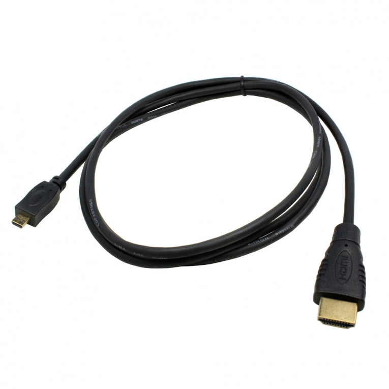 HDMI naar HDMI micro Kabel 1,5M Zwart