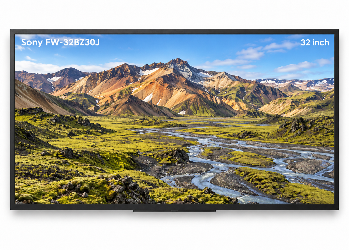 Sony FW-32BZ30J – 32 inch – 4K UHD professioneel display (digital signage) – zonder voet