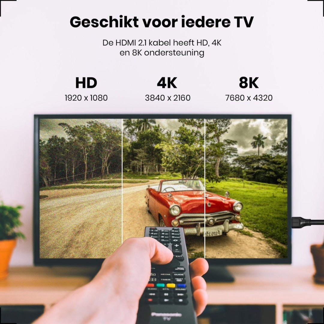 HDMI 2.1 kabel - 1 meter - 8K