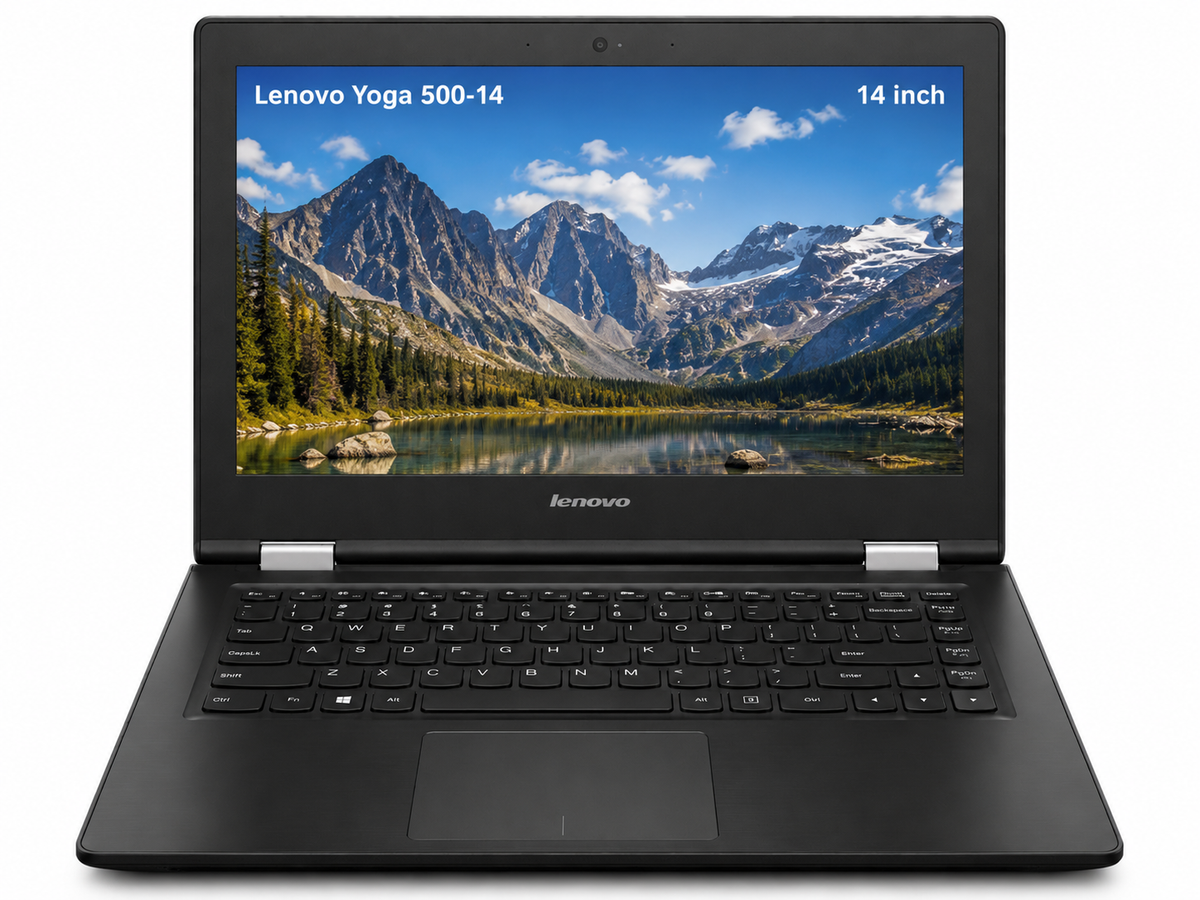 Lenovo Yoga 500-14 – 14 inch – Intel Core i3 (6e gen) – 8GB RAM – 128GB SSD – Windows 11