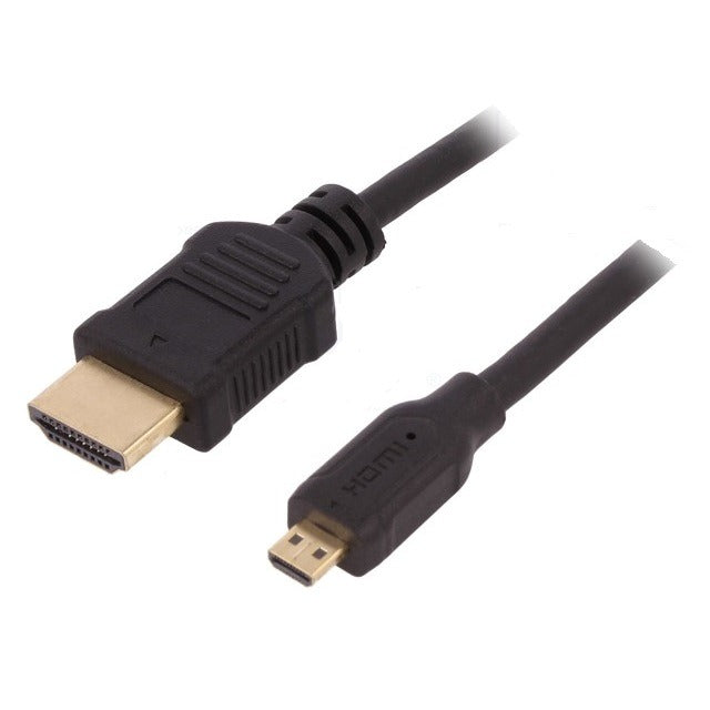 HDMI naar HDMI micro Kabel 1,5M Zwart
