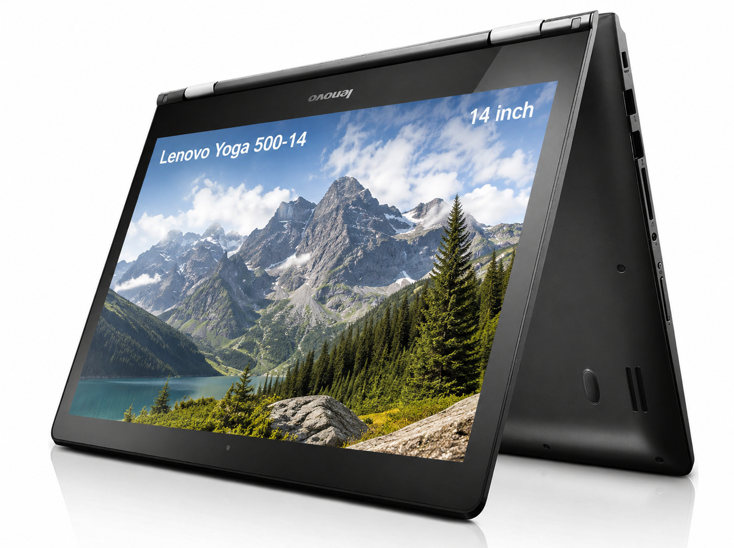 Lenovo Yoga 500-14 – 14 inch – Intel Core i3 (6e gen) – 8GB RAM – 128GB SSD – Windows 11