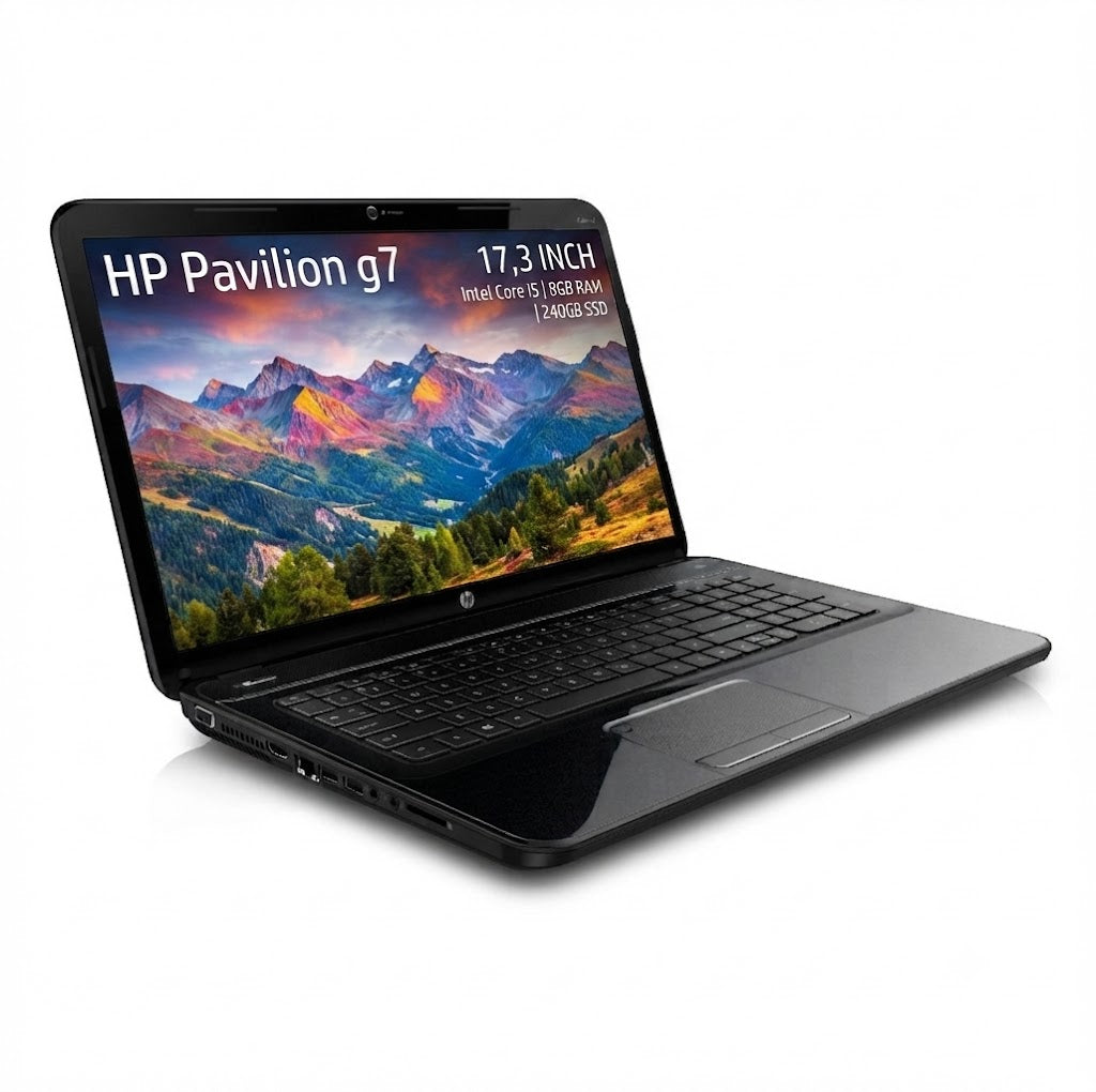HP Pavilion g7 – 17,3" laptop, Intel Core i3, 8GB RAM, 128GB SSD
