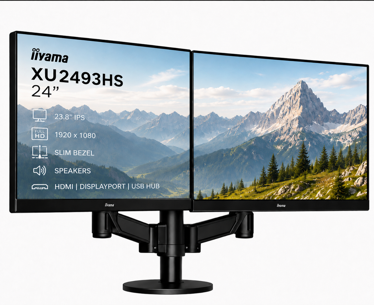 iiyama ProLite XU2493HS-B6 – 24 inch – Full HD – complete set