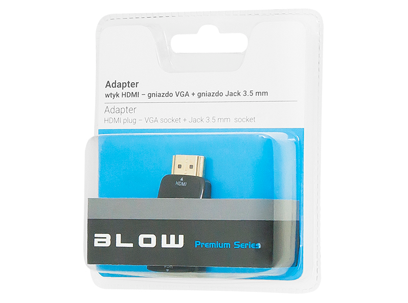 HDMI - VGA adapter + 3,5mm aansluiting